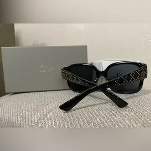 ?HP?New! Dior Lady Dior Studs 54MM Black/Gold Sunglasses✨ Case, Box & Cloth Dior | Accessories | Hpnew Dior Lady Dior Studs 54mm  main image 3